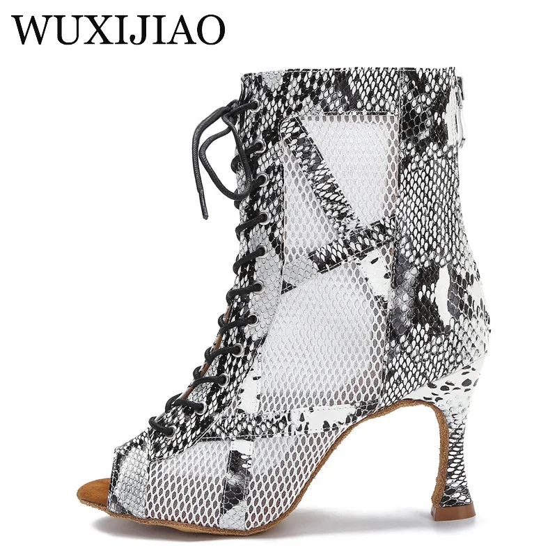 Wholesale High Heels Mesh breathable Ballroom Latin Dance Shoes Ladies Dance shoes