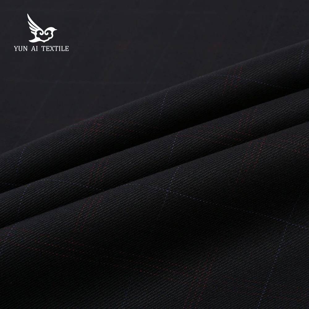 Итальянская плетеная шерстяная ткань 50% полиэстер 50% шерсть для пальто