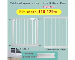 Baby Safetots Wide Walkthrough Narrow Gate Auto-Close Safety Gate Metal Expandable Pet Gate