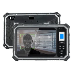 HUGEROCK B80 industrial rugged android tablet pc computer 8 inch fingerprint scanner nfc tags time attendance module