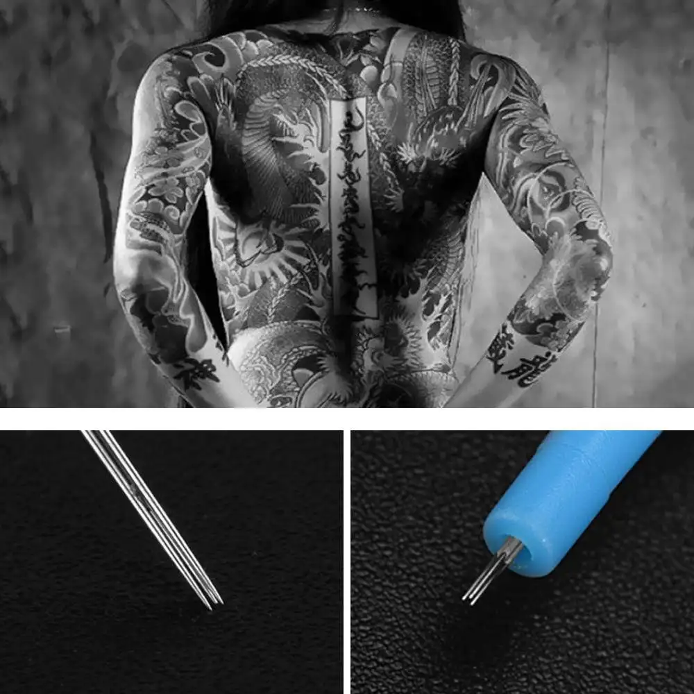 ATOMUS 50pcs tattoo needles 1203RL/M1/RM/F tattoo Needle disposable body art tattoo needle