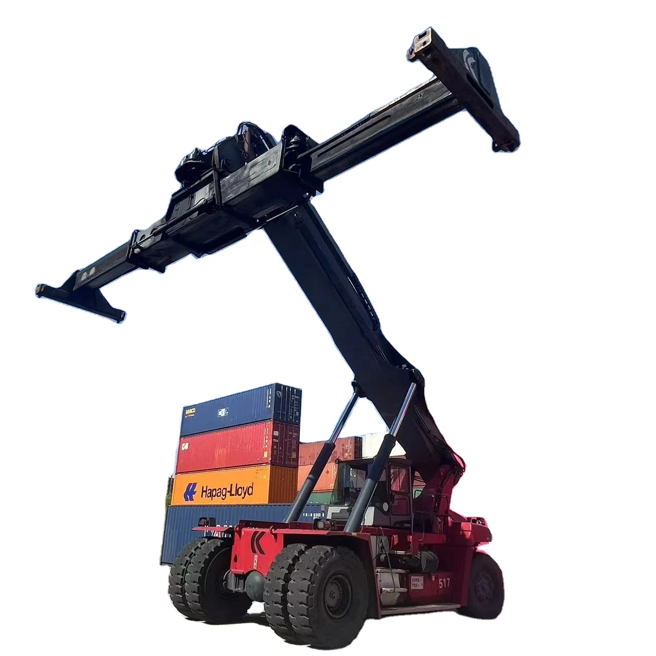 low price kalmar DRF450 45ton container reach stacker hot selling   High performance