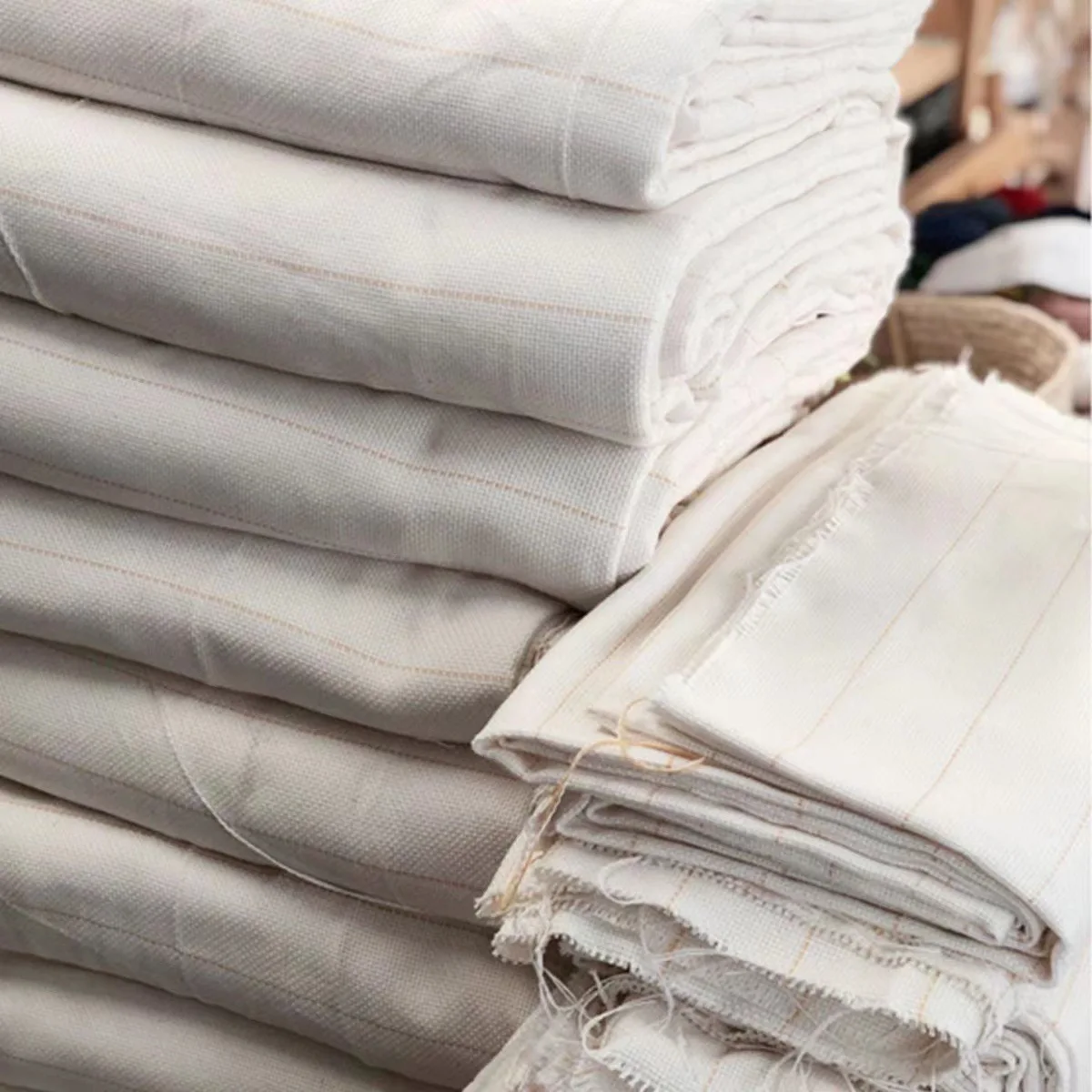 Fabric Cotton Polyester double-strand monks rug grey 1m*1m Anti-slip cloth tufting cloth backing fabric with marking line