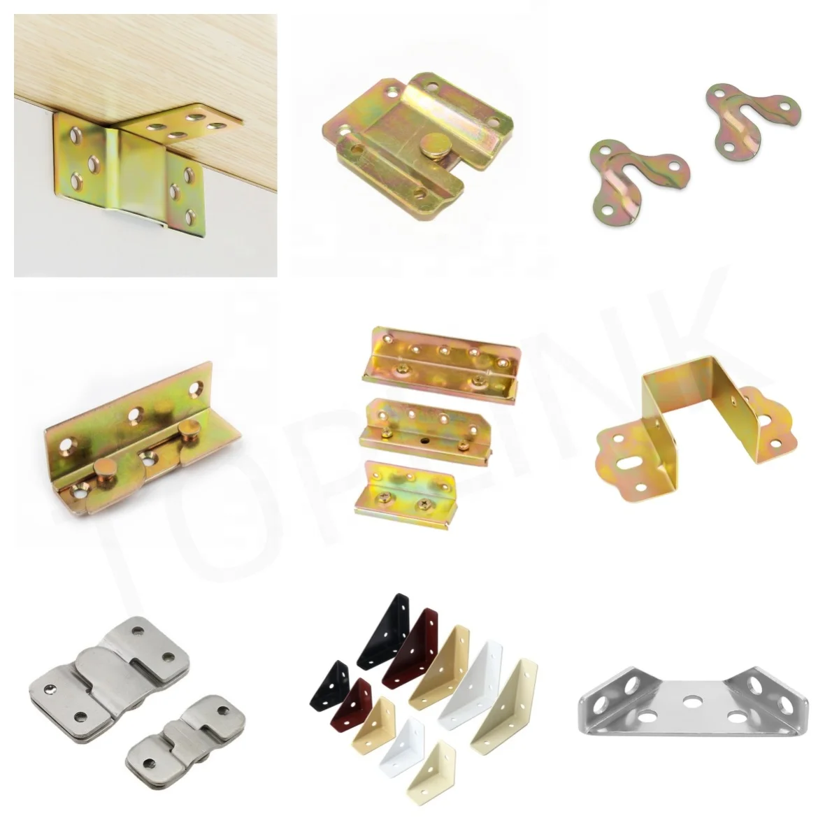 Metal Durable Sofa Bed Connector Furniture Accessories Wall Mounted Bracket Photo Picture Frame Hanger Hook