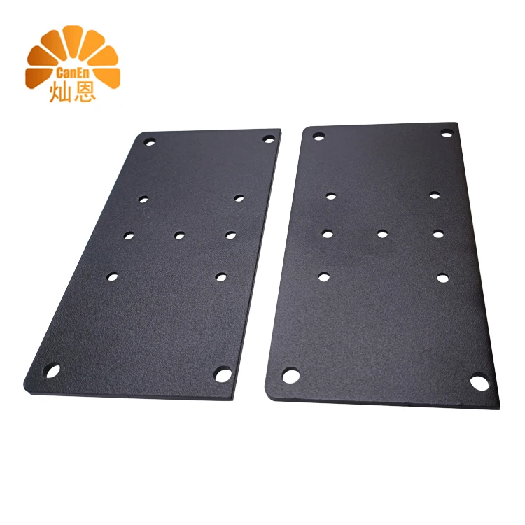 Sheet Metal Fabrication Post Anchor Base Steel Plate for Deck Railing Wood Fence Bracket Wood Connector Metal Deck Railing Plate