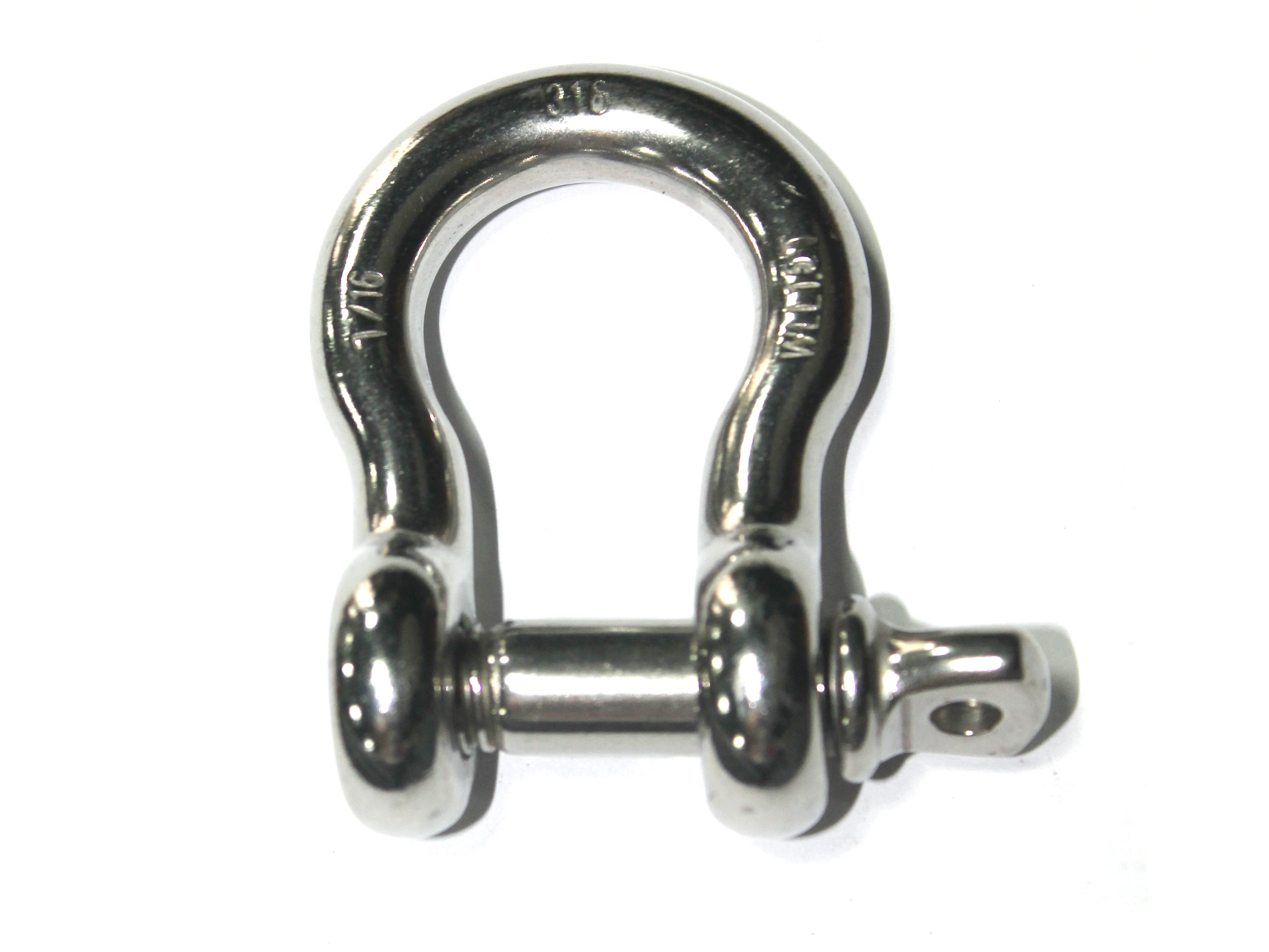 European Shackle with Screw Pin Stainless Steel 304/316