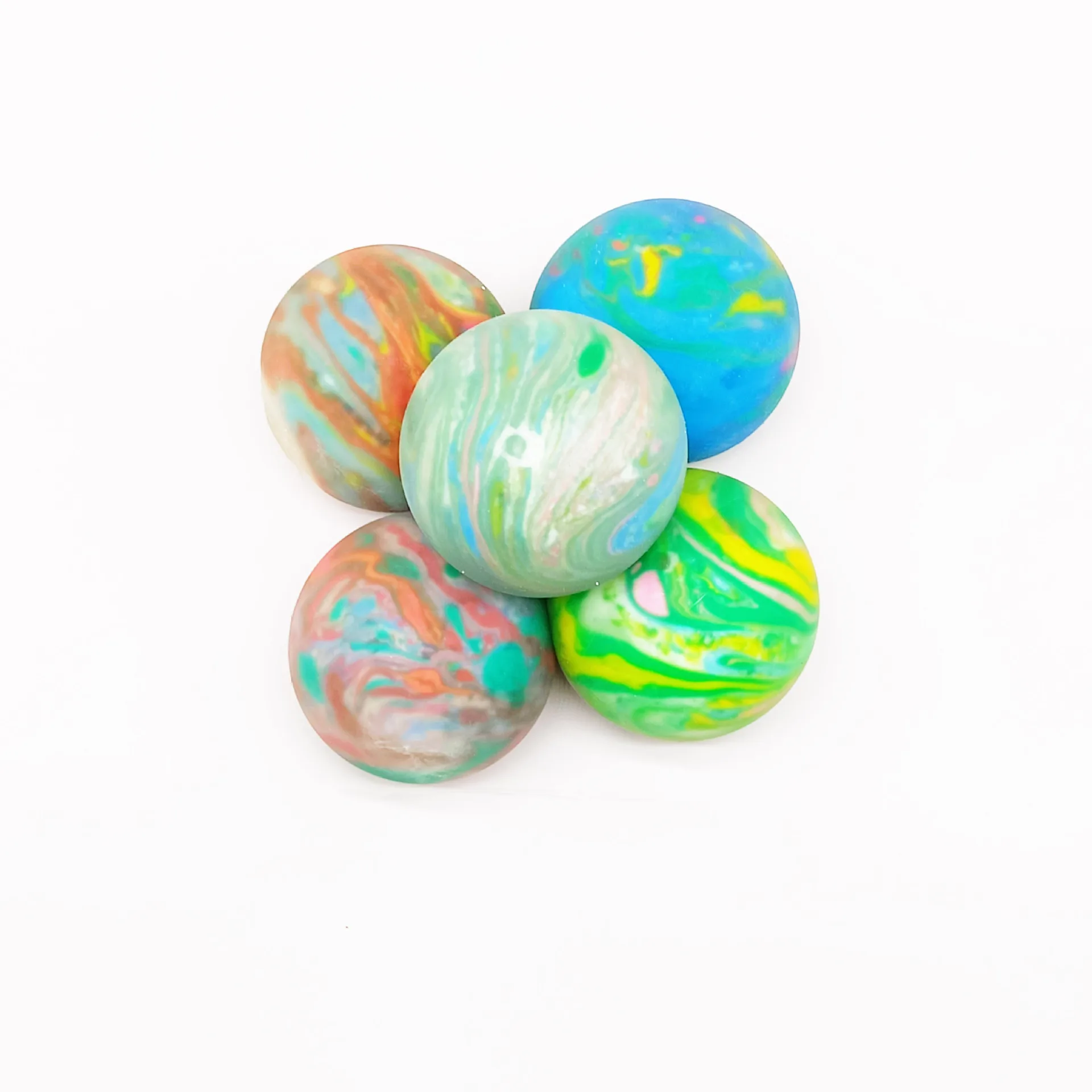 Syh514 Anti-stress Colorful Soft TPR Fidget Stress Relieve Squishy Liquid Ball Squeeze Stretchy Balls Vent Toy For Kids