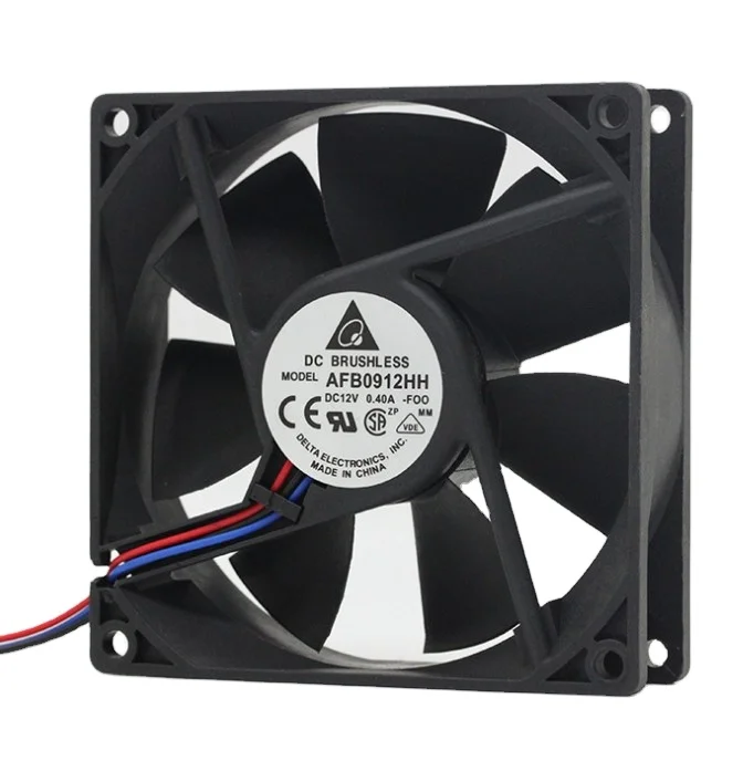 Вентилятор для охлаждения блока питания AFB0912HH 92*25 мм, постоянный ток 12 В, 0,40 А, преобразователь частоты, осевой вентилятор