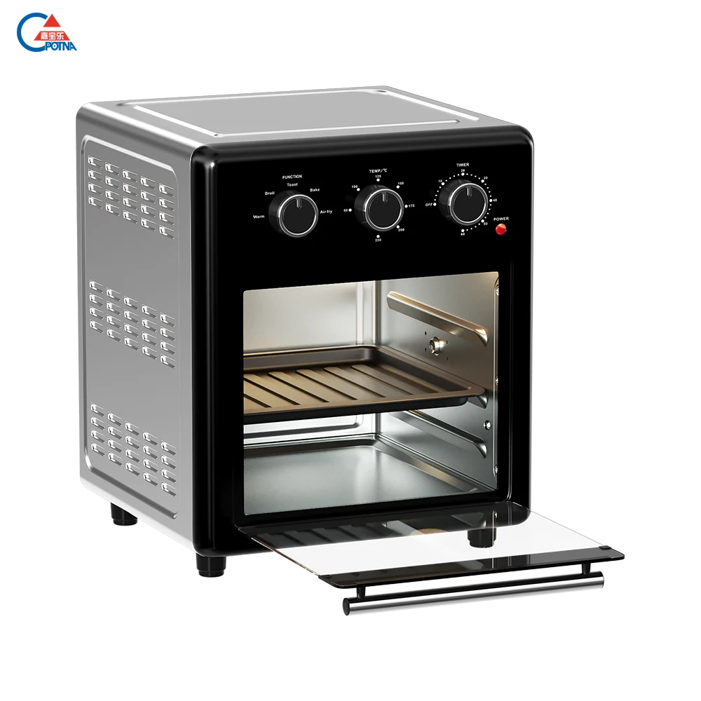 Wholesale 1200W 16l multi Air Oven Healthy Mechanical Air Fryer Oil Free Stainless Steel Convection Hot Air Oven