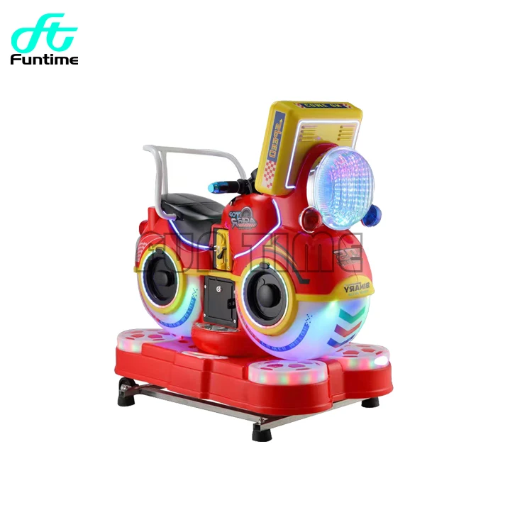 New kiddie rides coin operated fiberglass swing electric car small train kiddie ride game machine