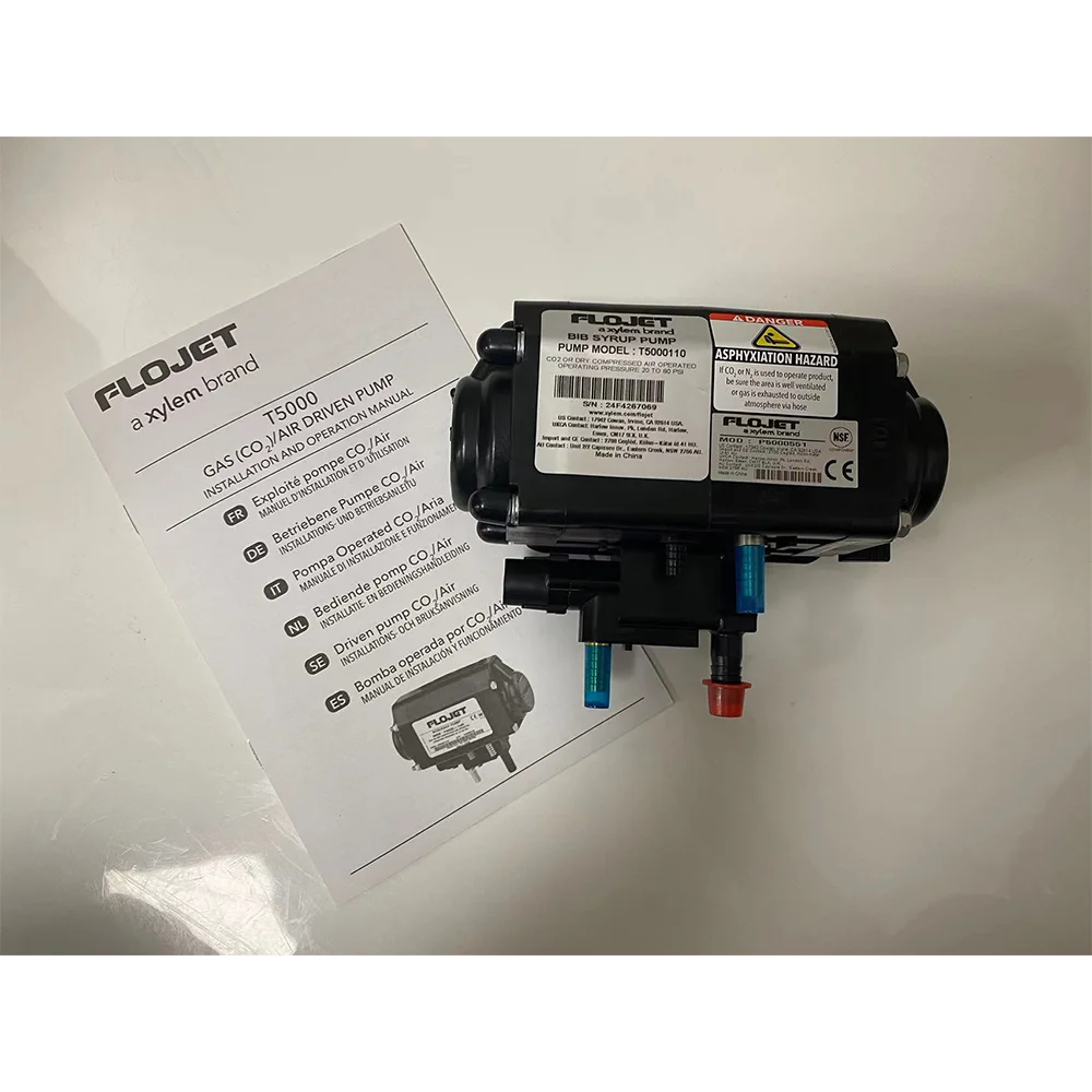 Мембранный насос RLFP222202 с фитингами flojet BIB