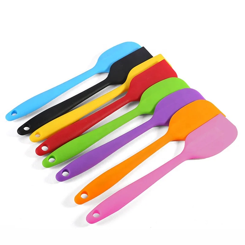 wholesale cream mixing baking set custom printed heat resistant silicone non stick kitchen spatula