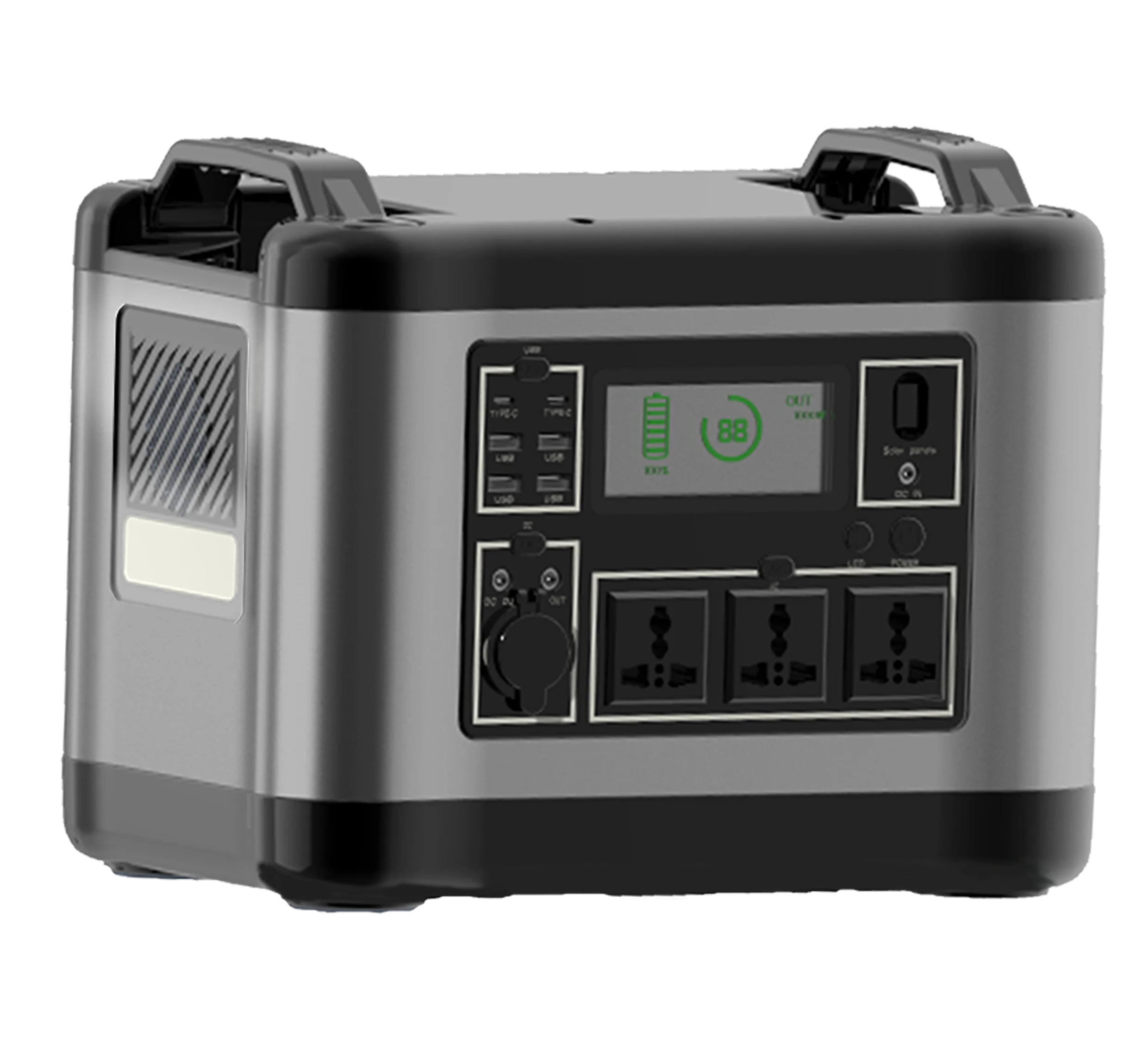 Портативная электростанция LiFePO с литиевым аккумулятором 40 А * 8 1000 Вт · ч 2000