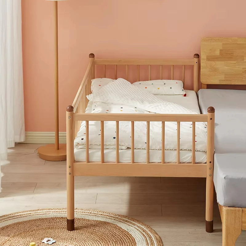 Luxury Mobile Baby Cot Bed Crib Modern Wooden Sleep Baby Cot for Babies