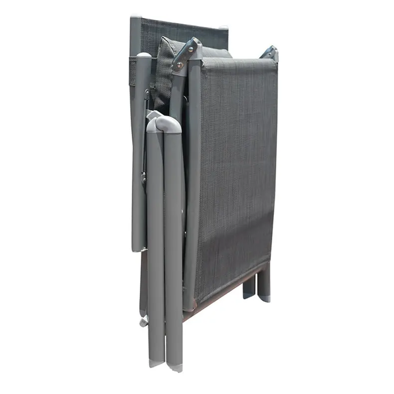 Latest aluminum outdoor patio chaise lounge chair  sun lounger for hotel  Deck Beach Yard Swimming Pool with cushion