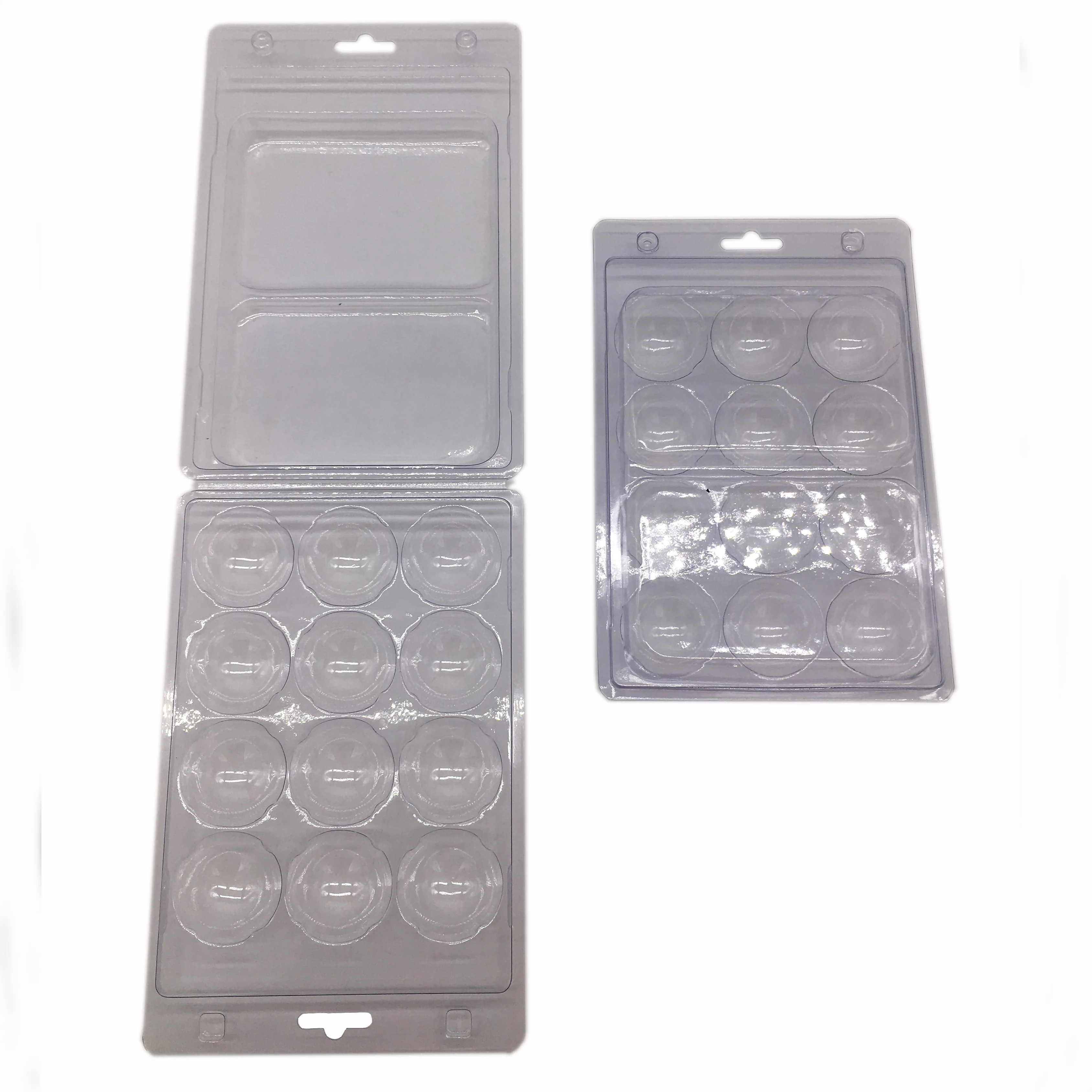Customized Box for golf ball Plastic Clamshell Packaging with Clear Lid Plastic Boxes golf ball sleeve box