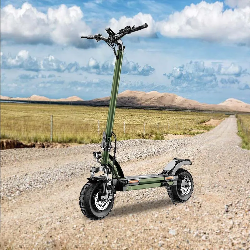 New double-drive high-power electric scooter European standard 11 Inch foldable endurance 75km Adult Riding electric car