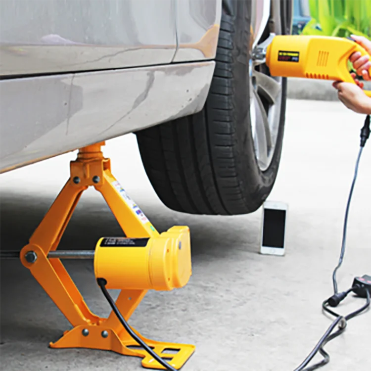 
Electric Scissor Jack with Impact Wrench Set 