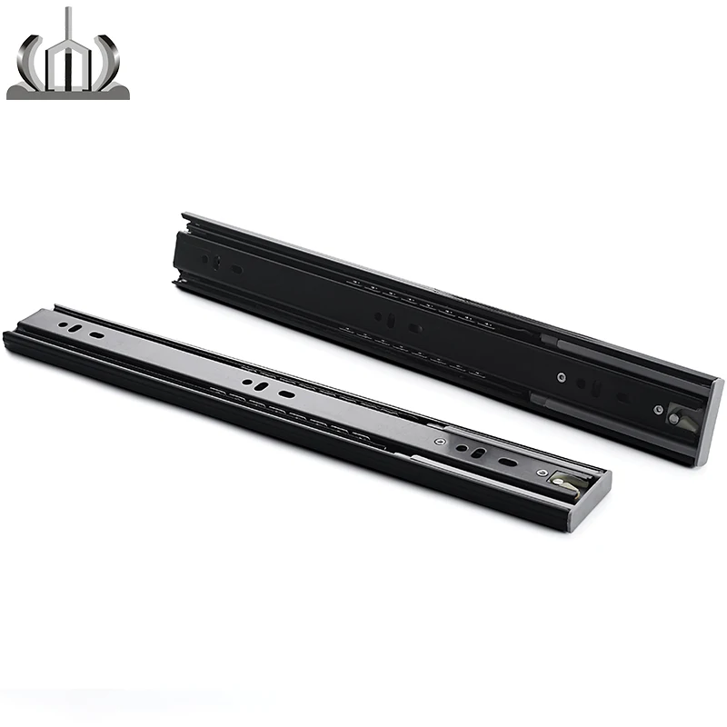 Soft close full extension ball bearing slide 3 Folds Chest Of Drawers Drawer Slides