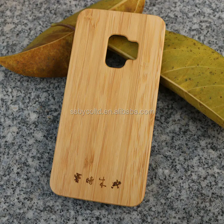 Custom Real Blank Wood Phone Case for iPhone\/Samsung Laser Engraved Wooden Unique Shock Bamboo Phone Cover Shell for Huawei
