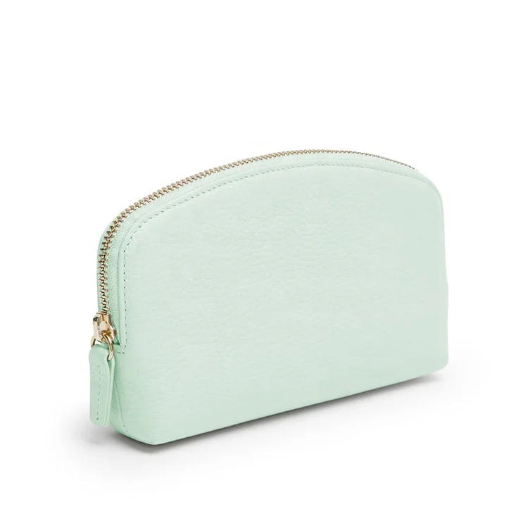 Wholesale Fashion Cosmetics Lichee Pattern Packaging Bag Sublimation Small Leather Pouch Bag Cosmetic Custom Logo for Women