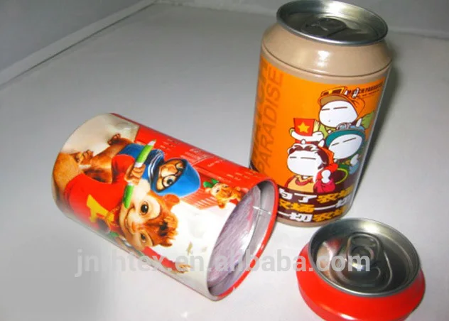 High quality Custom cotton magic tin can style compressed t shirts