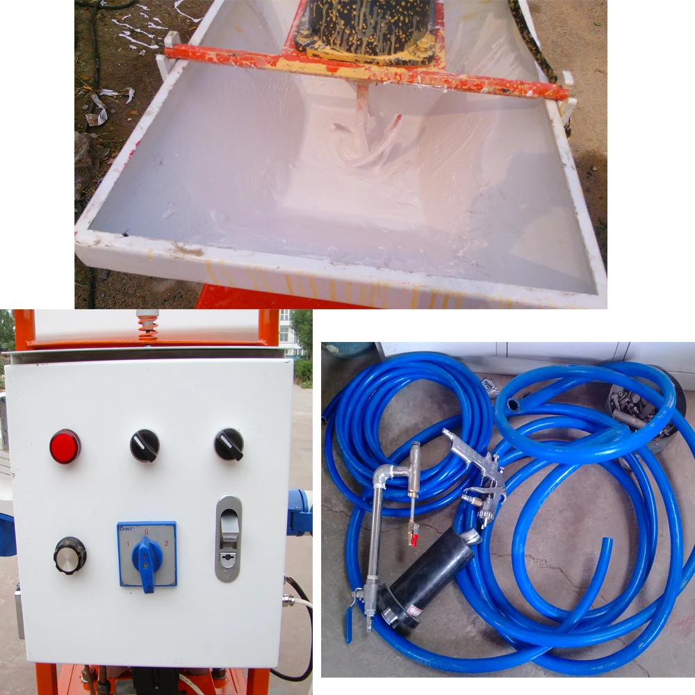 Automatic plaster spray machine for mortar cement gypsum