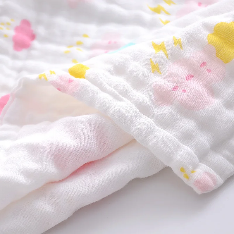 Baby swaddle Blanket Organic 100 Bamboo Cotton Receiving Blanket Print Baby Cribs Sheets Muslin Blanket
