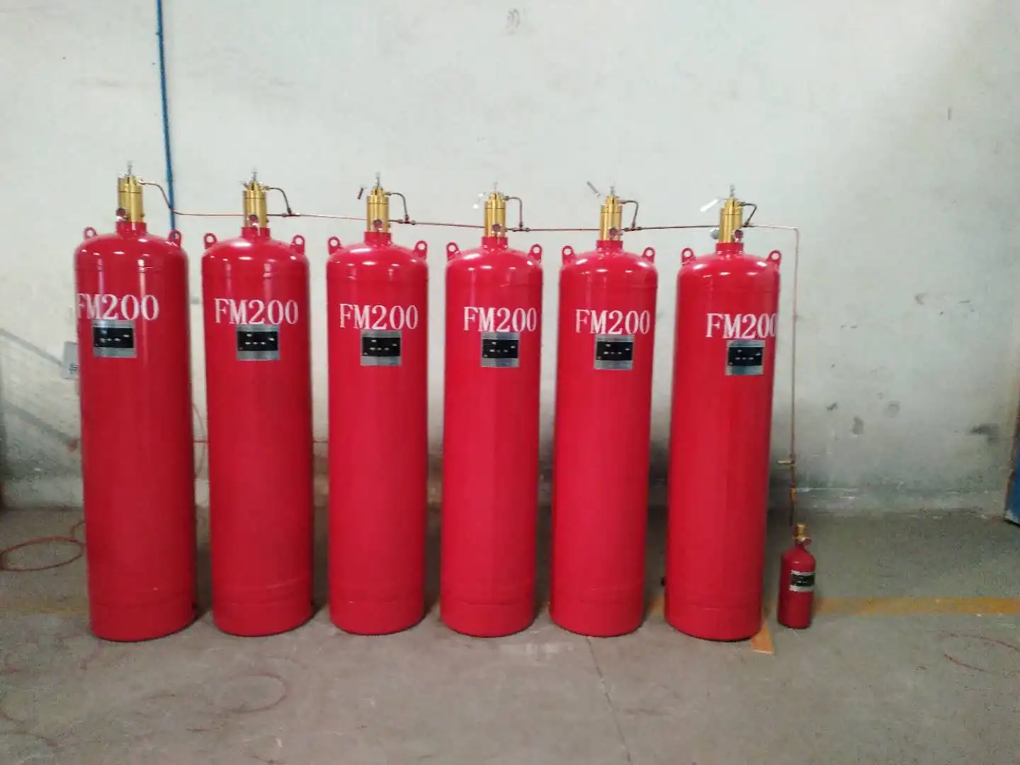 Manufacture Piping Automatic Hfc227ea Fm200 Fire Extinguishing System