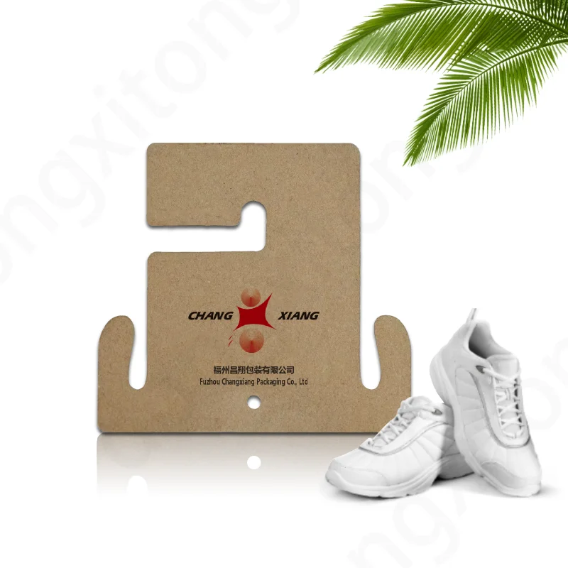 Recycled Paper Hanger for Clothing Shoes Socks Offset Printing Package Industries Composed Bamboo Pulp Plastic Paper Hanger