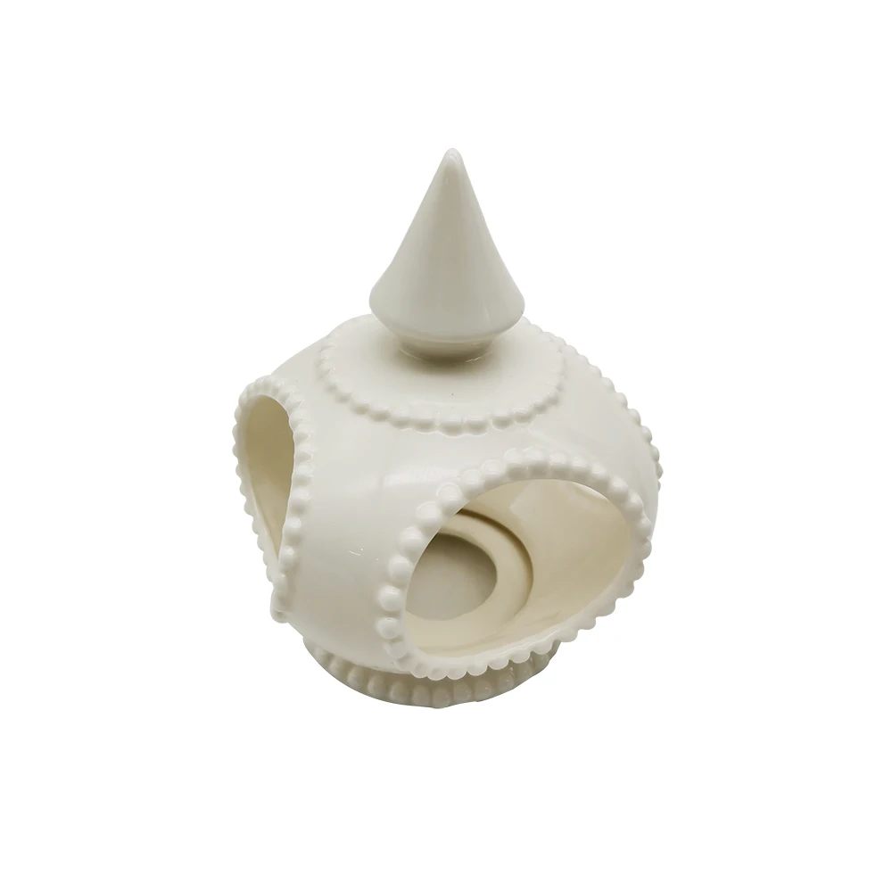 luxury Aroma Diffuser Holder White lamp mubkhar bakhoor bukhoor oud arabic Ceramic Tealight candle incense Burner gift set