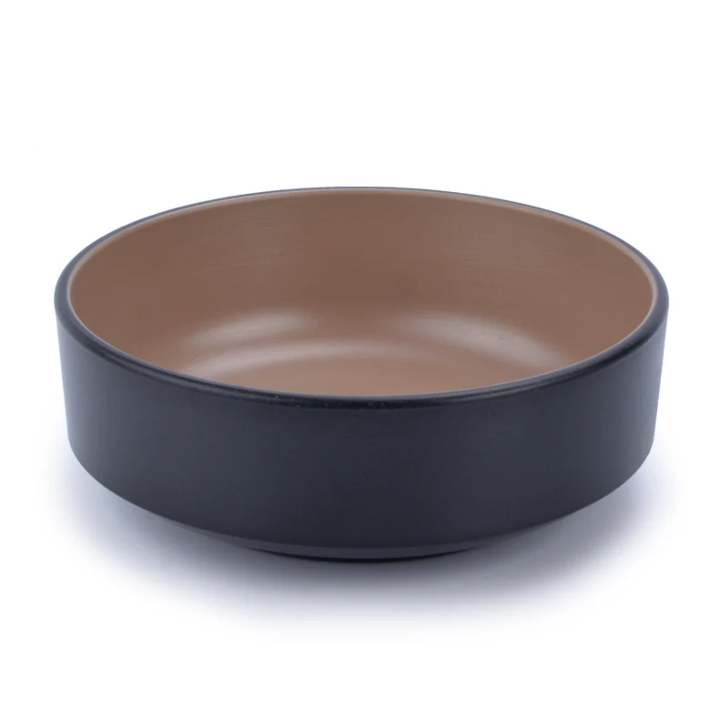 Wholesale korean black melamine dinnerware melamine noodle bowl