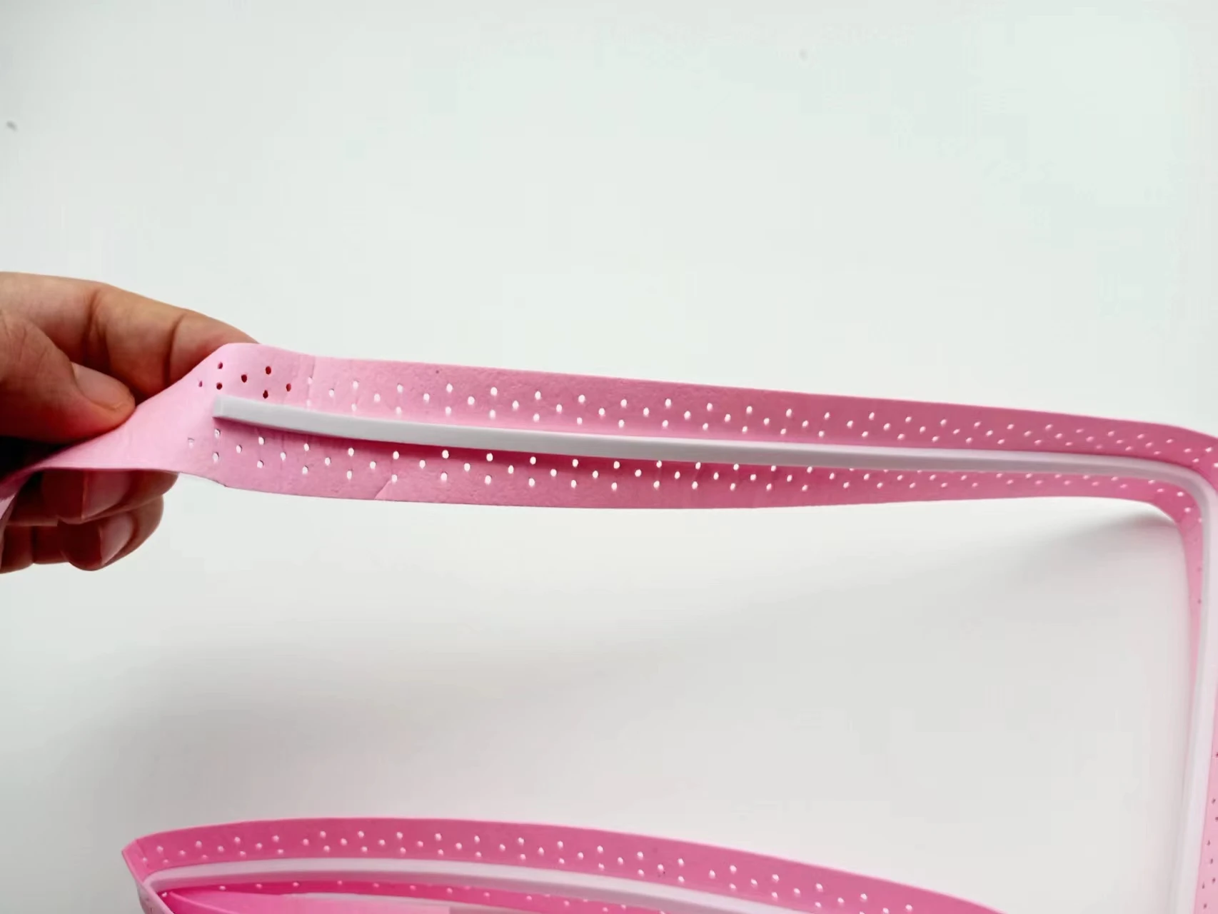 Cheap price EVA-Keel Cushion Sweat Absorption Soft Perforated Tacky Feel Tennis Squash Badminton Racket Overgrip tape racket rep