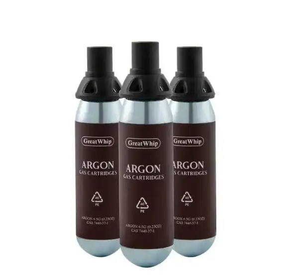 Argons  cartridge used for red wine retain freshness  OEM packing