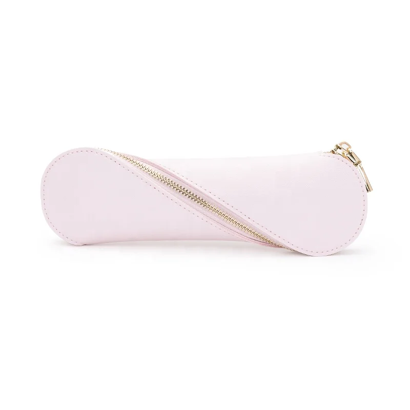 Pencil case high school junior high school students men and women simple pencil case multifunctional literary pencil case pu