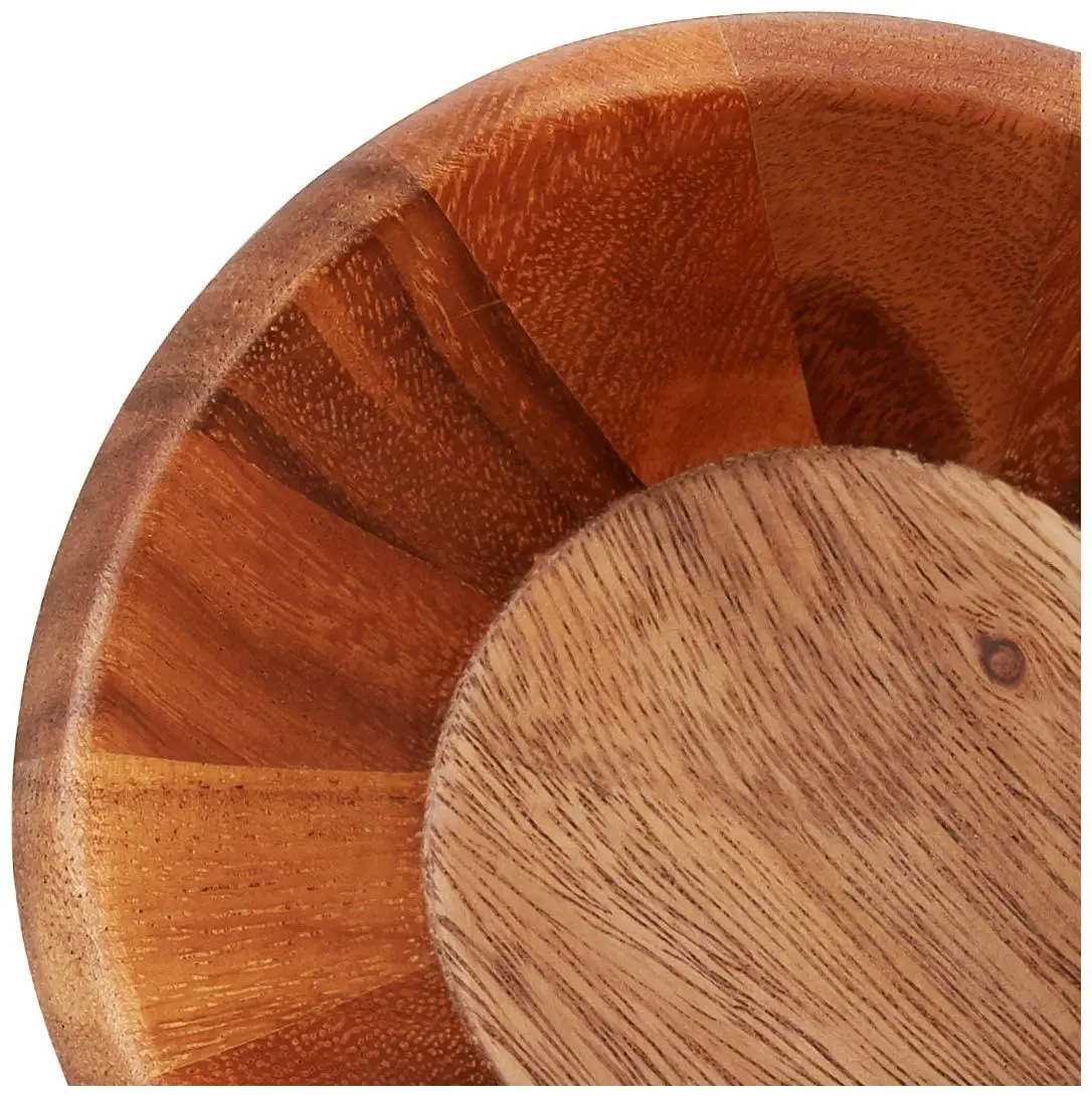 Acacia 6 x 3 Wave Bowl Set of 4