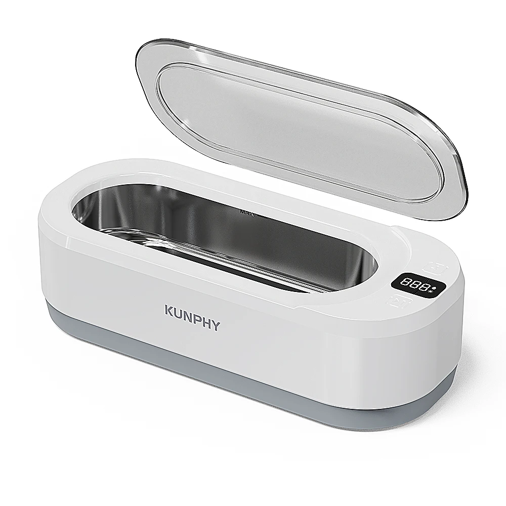 OEM Multifunctional Smart Digital Ultrasonic Cleaner for Jewellery Dentures Glasses Outdoor Household Electric clean glasses