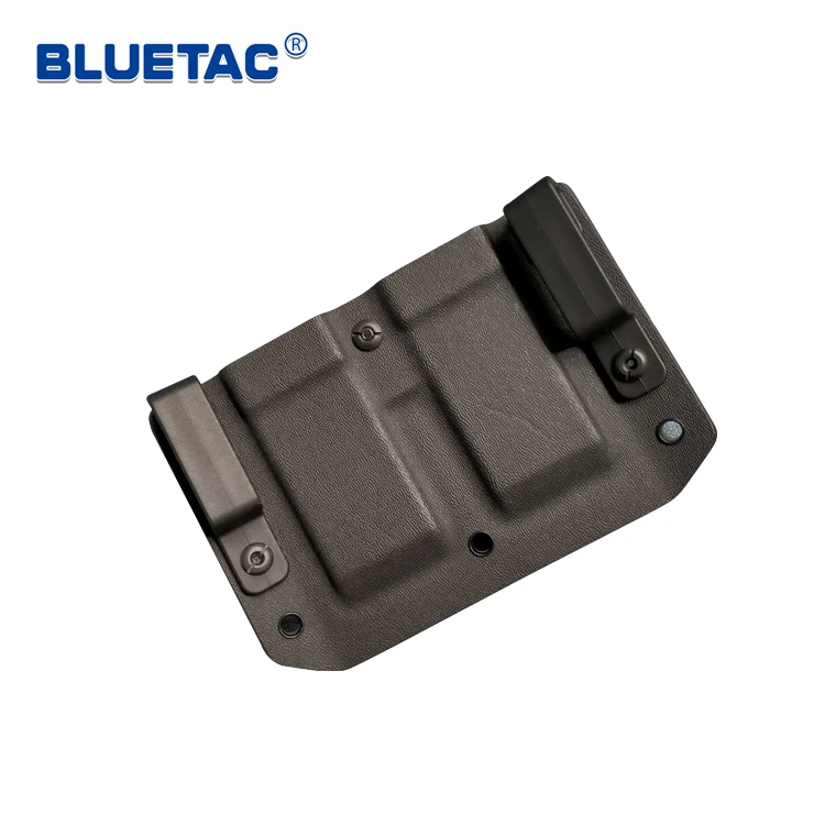 Bluetac Tactical OWB Kydex Double Mag Holster 9mm Mag Pouch Case