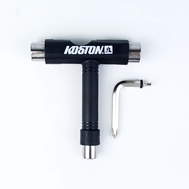 wholesale KOSTON mental PP Steel custom logo Skateboard T tool With Headcard Package
