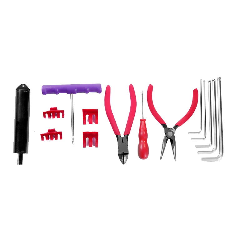 GLS-16405 vertical stand manual badminton tennis racket string winding tying stringing machine