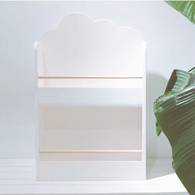 Детская книжная полка из массива дерева в форме облака, другая детская мебель