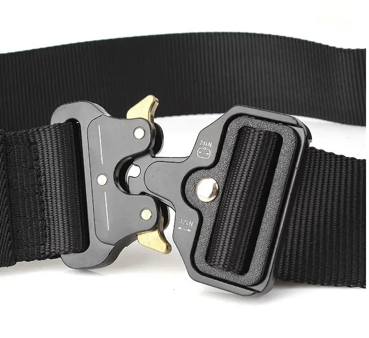 Tactical Belts Nylon litary Waist Belt with Metal Buckle Adjustable Hvy Duty Training Waist Belt Hunting Accessories