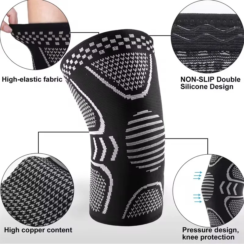 Compression Sleeves Professional Knee Brace Pain Relief And Knee Sleeve Pad Support