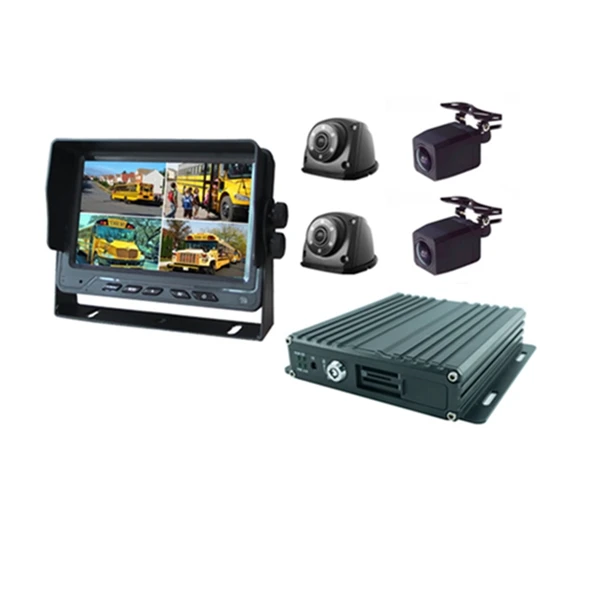 High Quality 4CH 1080P sd card mobile dvr 4 channel with GPS 4G WiFi optional