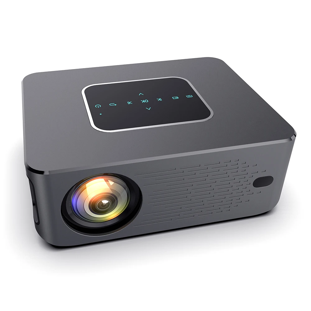 Portable Android 9.0 Projector 4K 2.4G+5G WiFi 2+16G RAM ROM Native 1080P 400 ANSI Lumens  Full HD LED LCD Home Theater Beamer