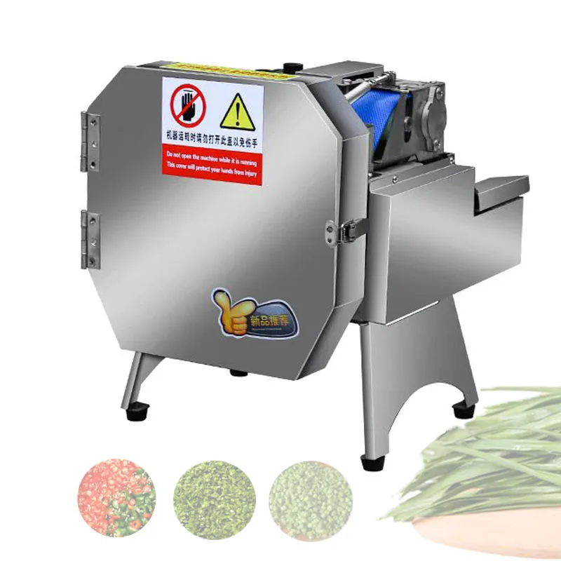 Commercial Vegetable Cutting Machine Electric Slicer Cabbage Chilli Leek Scallion Celery Dicing Machine Vegetables Cutter