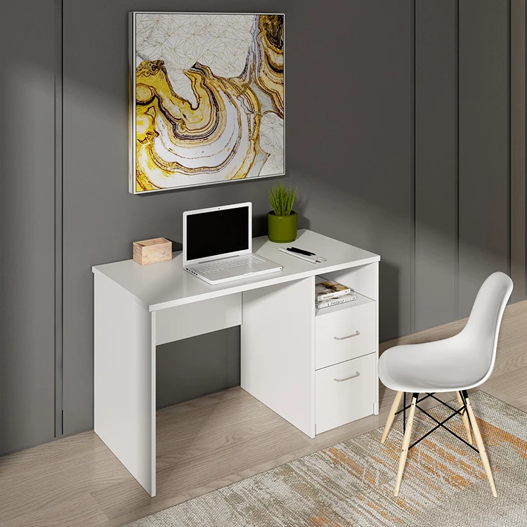Direct Manufacturer Customized Wood Modern Small Simple Computer Desk With Hutch