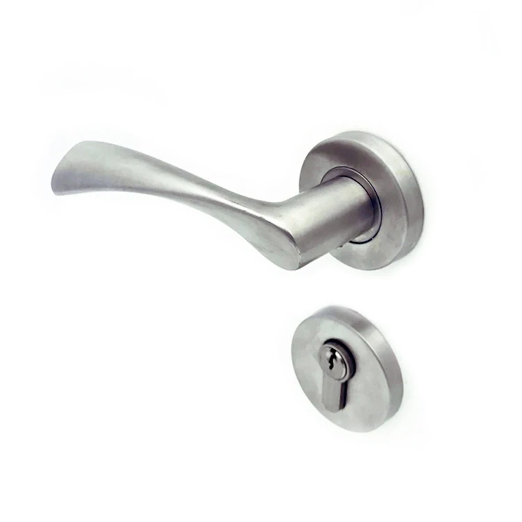 Modern Dragon Door Handle with Screw-On Lock for Child-Safe Shower for Villas