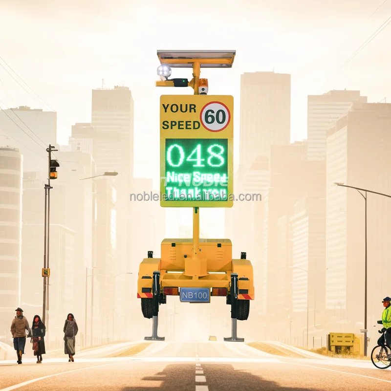 trailer speed limit sign