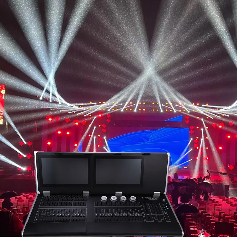 Профессиональный профессиональный сценический Dj Disco Интеллектуальный Rdm Dmx консоль на ПК Контроллер освещения